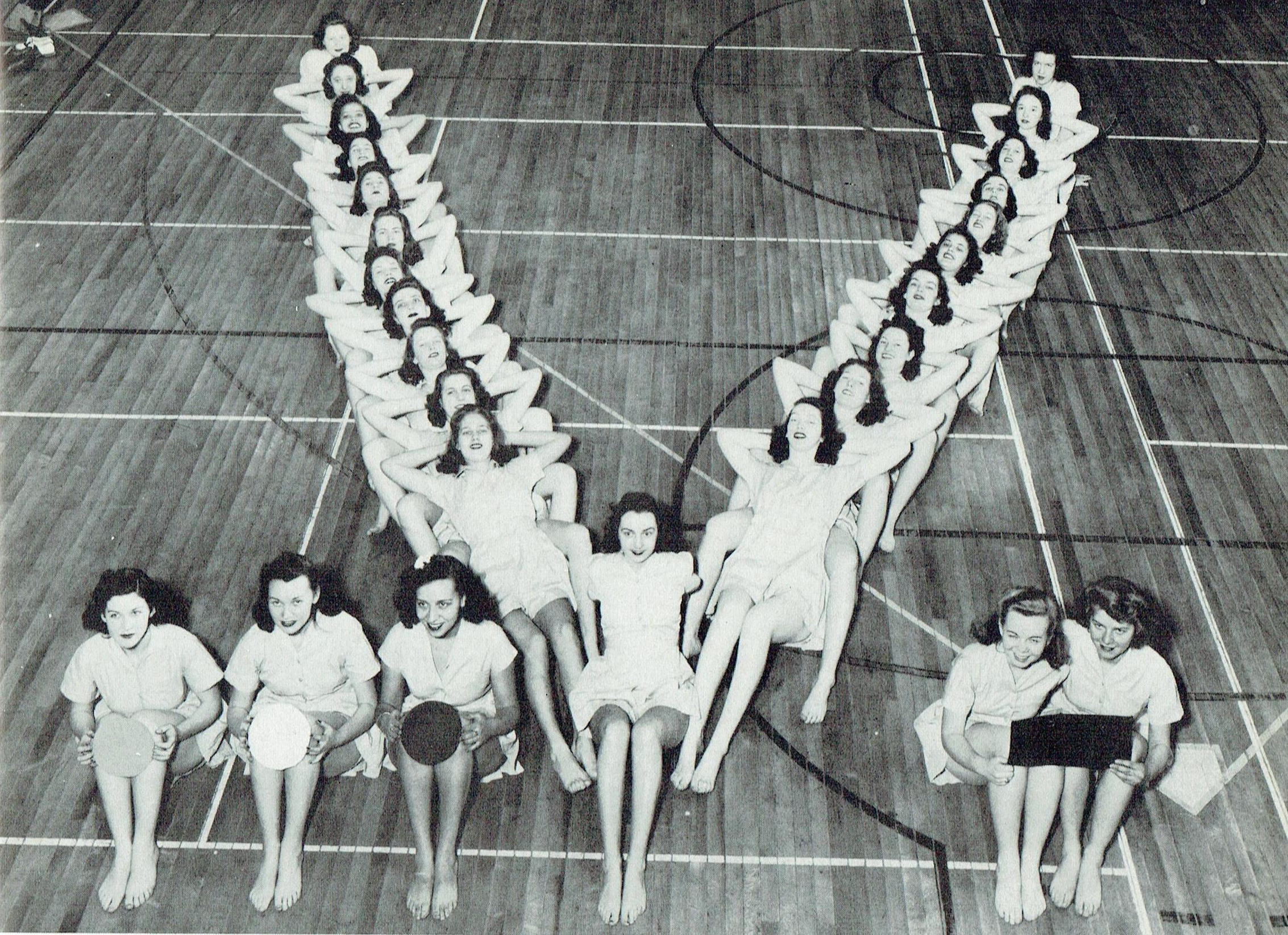 Photo of Dance Study Club from the 1942 Yearbook